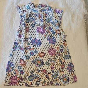 LOFT Vibrant Floral Top